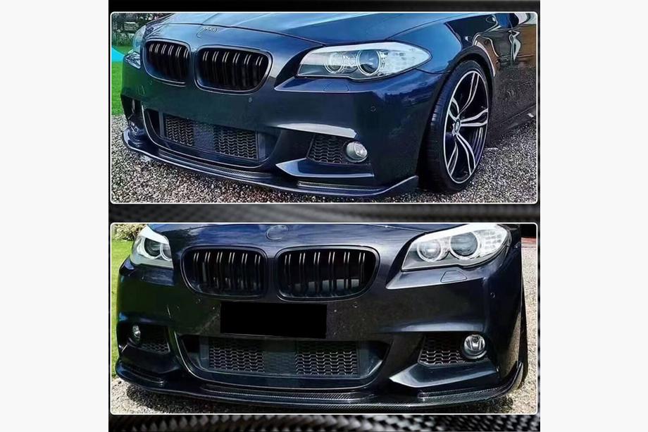 BMW 5 Series F10/F11 2010–2016 Frontstoßstangenlippe FRP V5 (M-Sport) Foto 3
