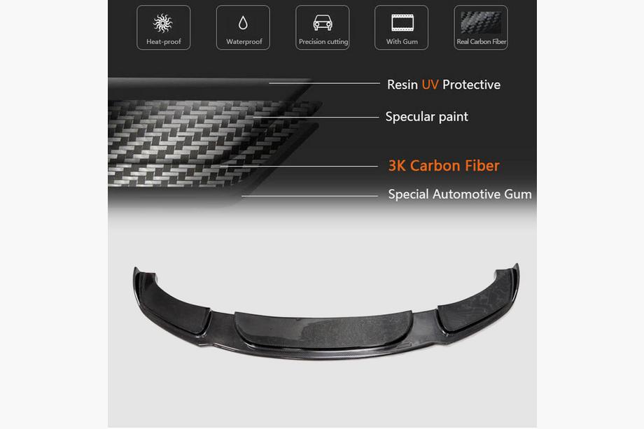 BMW 5 Series F10/F11 2010–2016 Frontstoßstangenlippe FRP V5 (M-Sport) Foto 5