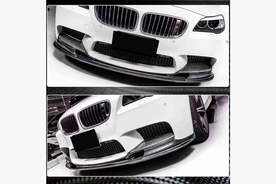 BMW 5 Series F10/F11 2010–2016 Frontstoßstange Lippe V2 (für F10 M5, Carbon) Foto 3