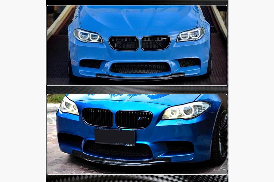 BMW 5 Series F10/F11 2010–2016 Frontlippe V4 für F10 M5 Carbon Foto 3