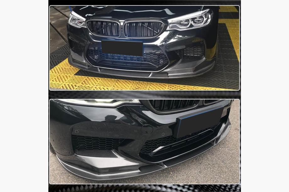BMW 5er G30/G31 2017–2023 Frontspoiler Lippe V1 für M5 F90 2017-2020 Carbon Foto 4