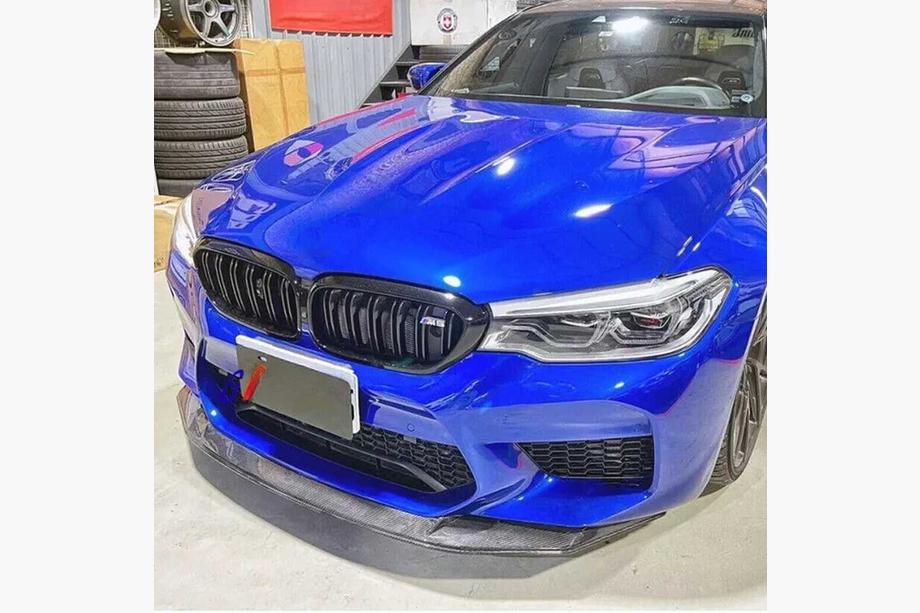 BMW 5er G30/G31 2017–2023 Frontspoiler Lippe V3 für M5 F90 2017-2020 Carbon Foto 3
