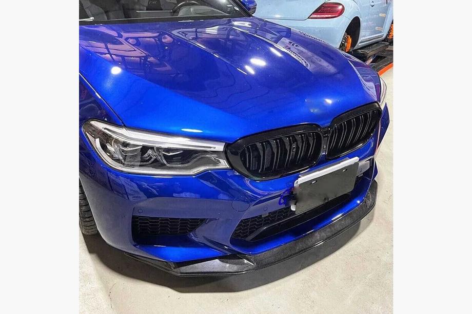 BMW 5er G30/G31 2017–2023 Frontspoiler Lippe V3 für M5 F90 2017-2020 Carbon Foto 4