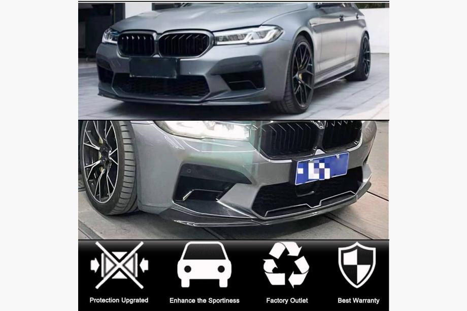 BMW 5er G30/G31 2017–2023 Frontspoiler Lippe V5 passend für M5 F90 2020-2024 Carbon Foto 2