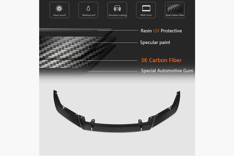 BMW 5er G30/G31 2017–2023 Frontlippe V6 für M5 F90 2020-2024 Carbon Foto 5