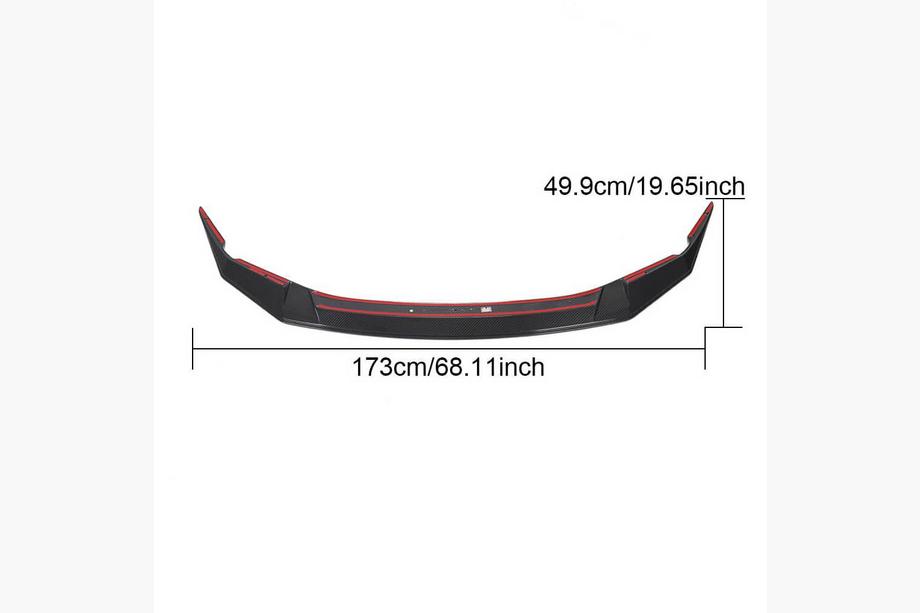 BMW 5er G30/G31 2017–2023 Frontlippe Lip V3 für M5 F90 2020-2024, Carbon Foto 6