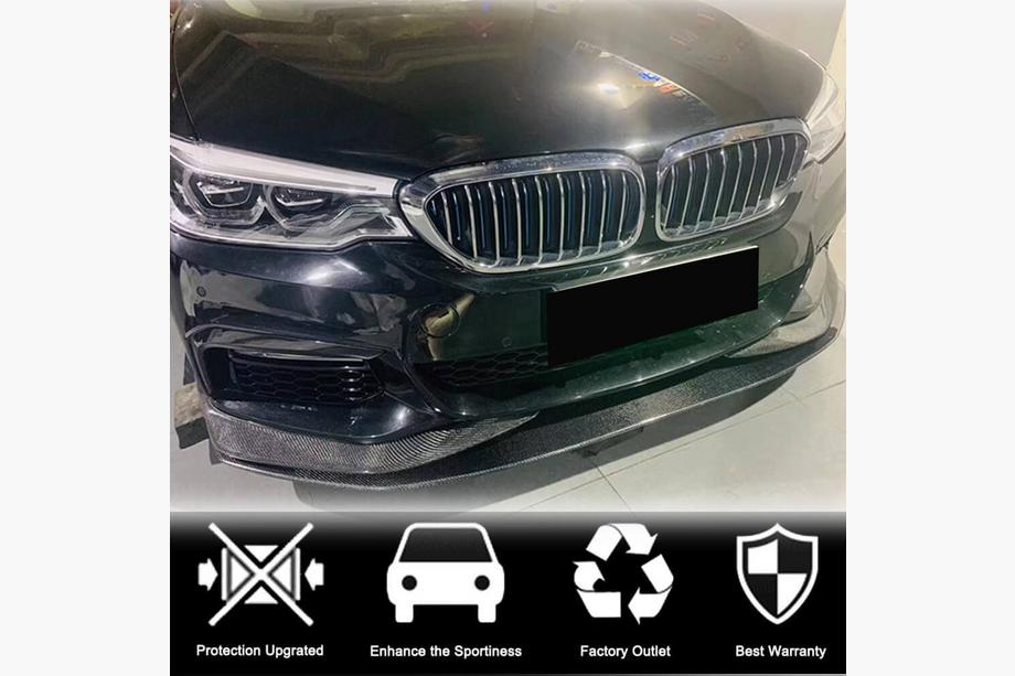 BMW 5er G30/G31 2017–2023 Frontlippe V1 für M-Sport 2017-2020, Carbon Foto 3