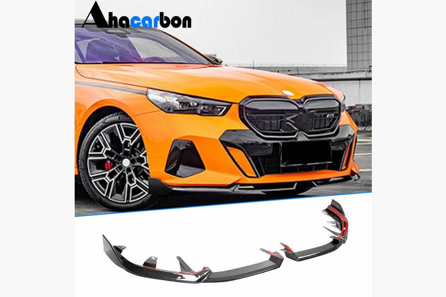 BMW 5/i5 Series G60/G60E/G61 2023- Frontlippe Stoßstange (für M-Sport, Carbon) Foto 1