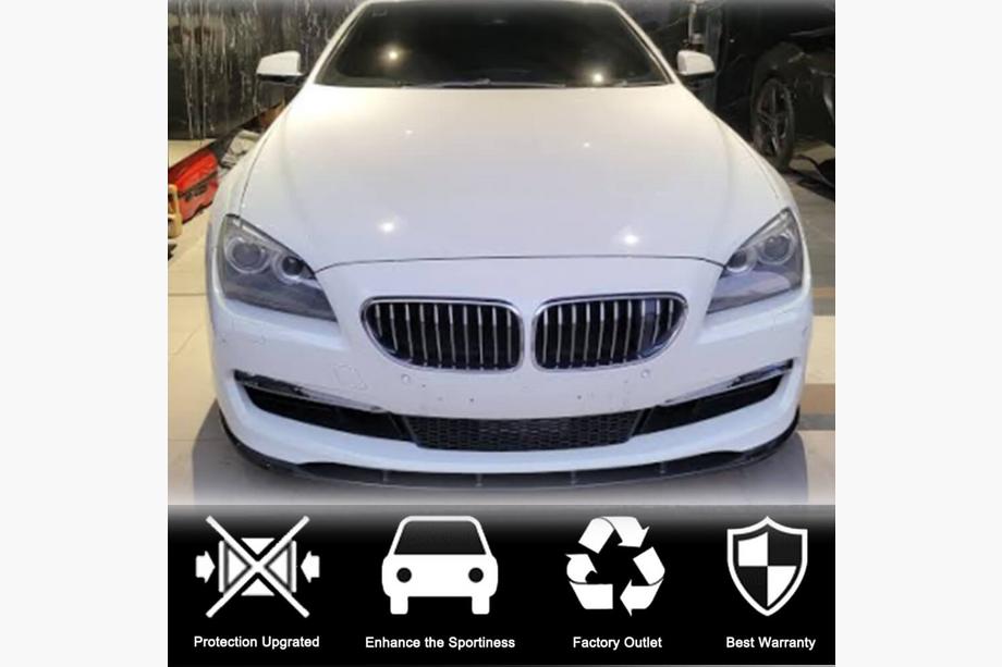 BMW 6 Series F12/F13/F06 2011-2018 Frontstoßstangenlippe FRP V2 (Base) Foto 4