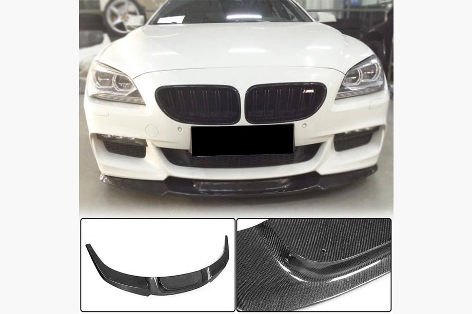 BMW 6 Series F12/F13/F06 2011-2018 Frontlippe V2 für M-Sport, Carbon Image
