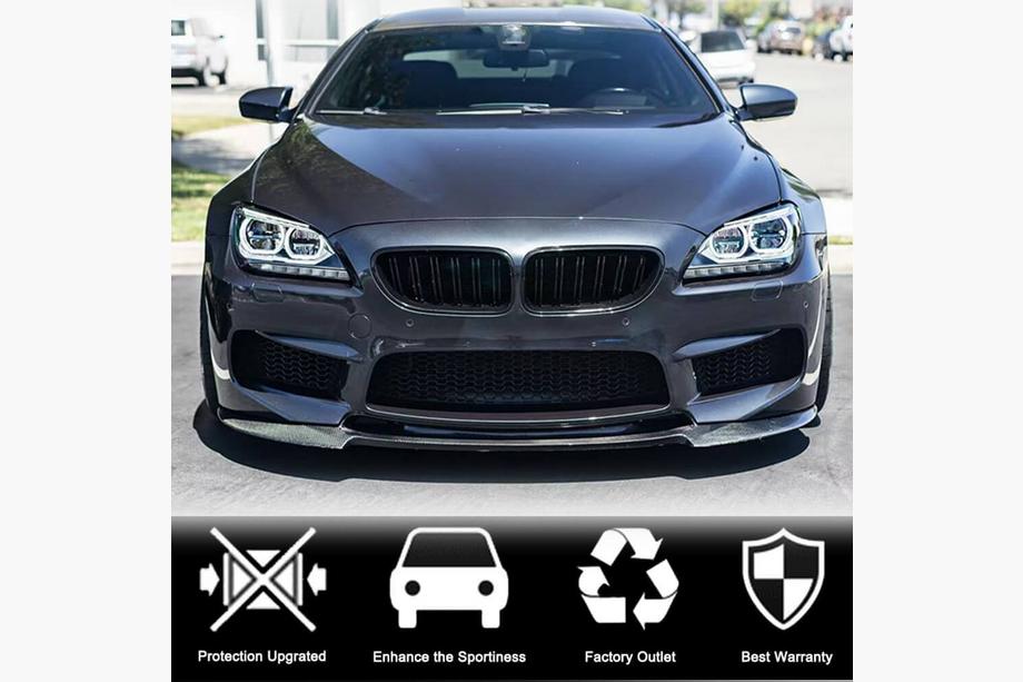 BMW 6 Series F12/F13/F06 2011-2018 Frontlippe V1 für M6, Carbon Foto 3