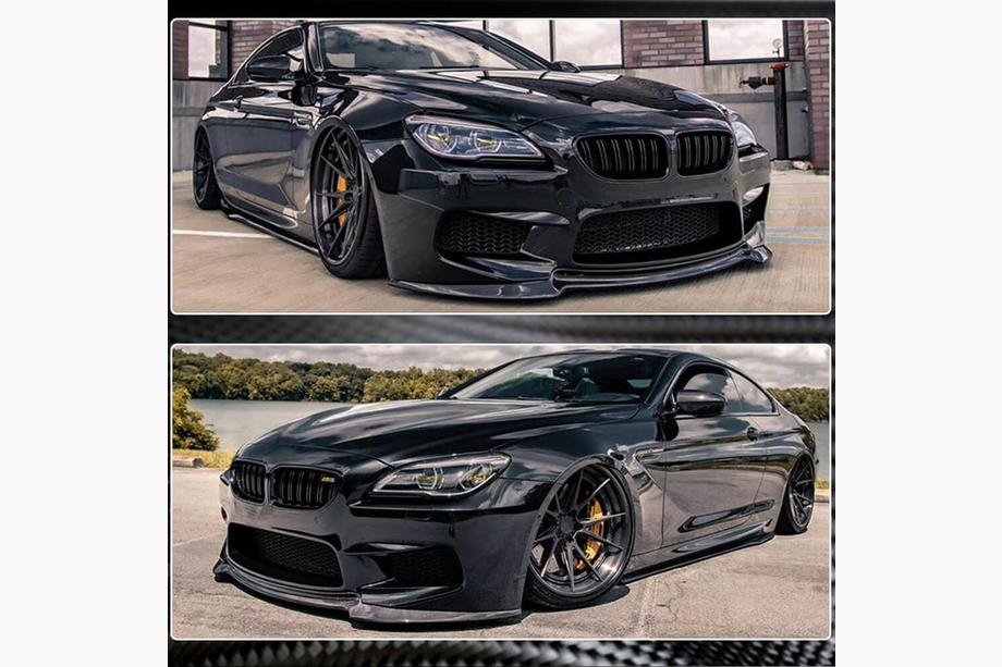 BMW 6 Series F12/F13/F06 2011-2018 Frontlippe V1 für M6, Carbon Foto 4