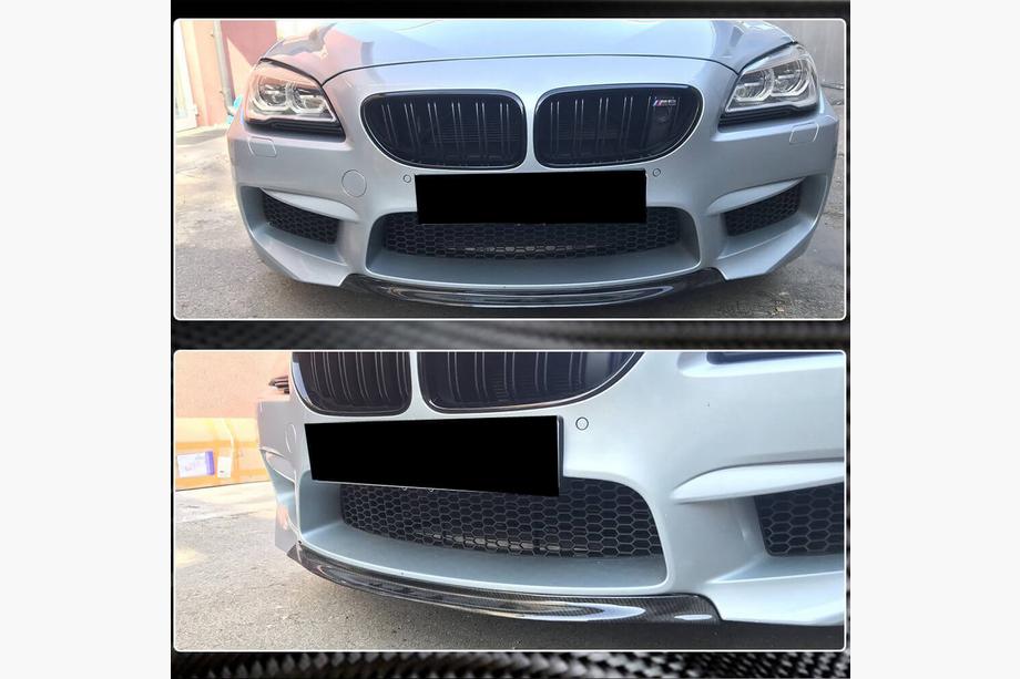 BMW 6 Series F12/F13/F06 2011-2018 Frontlippe V2 für M6, Carbon Foto 4