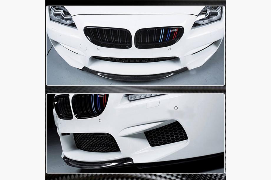 BMW 6 Series F12/F13/F06 2011-2018 Frontlippe V2 für M6, Carbon Foto 5