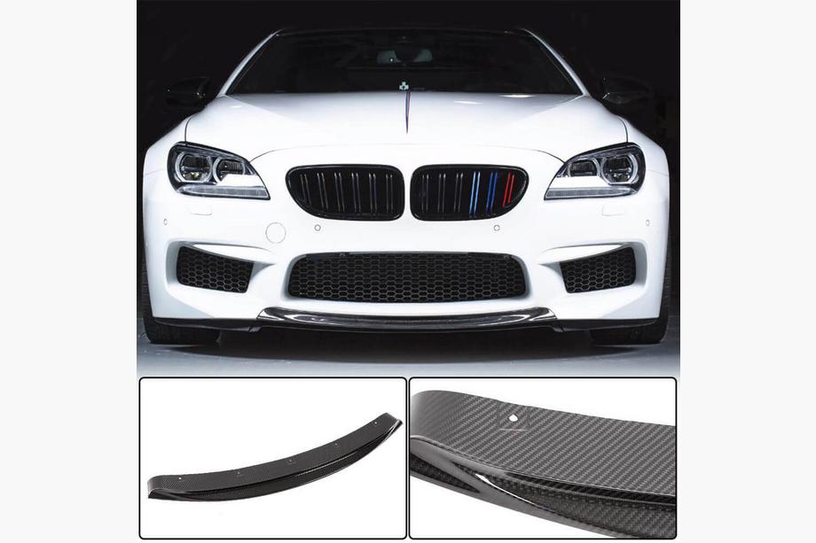 BMW 6 Series F12/F13/F06 2011-2018 Frontstoßstangenlippe Trockencarbon V6 Image