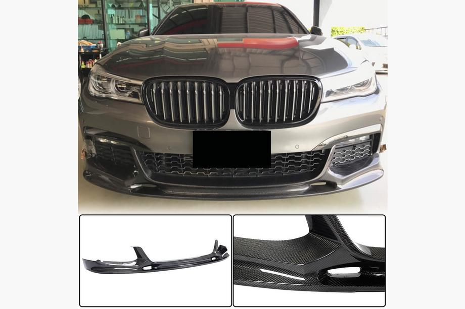 BMW 7 Series G11/G12 2015-2022 Frontspoiler Lippe V1 für M-Sport 2016-2019 Carbon Foto 1