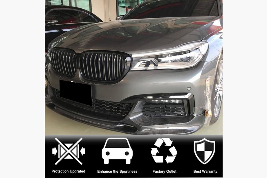 BMW 7 Series G11/G12 2015-2022 Frontspoiler Lippe V1 für M-Sport 2016-2019 Carbon Foto 2