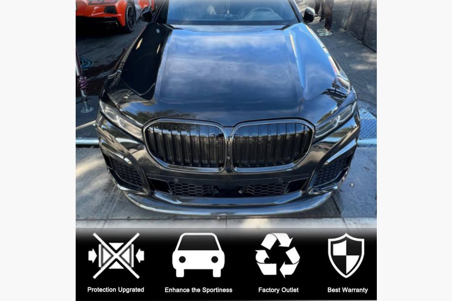 BMW 7 Series G11/G12 2015-2022 Frontspoiler Lippe V1 für M-Sport 2019-2022 Carbon Foto 3