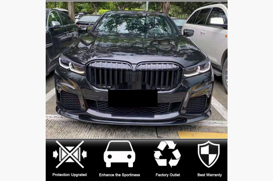 BMW 7 Series G11/G12 2015-2022 Frontlippe V2 für M-Sport 2019-2022, Carbon Foto 2
