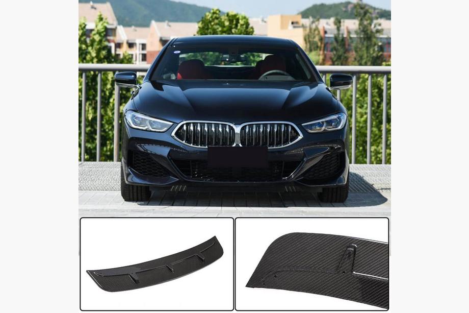 BMW 8 Series G14/G15/G16 2018- Frontstoßstange Lippe V4 Aufsatz (für M-Sport, Carbon) Image