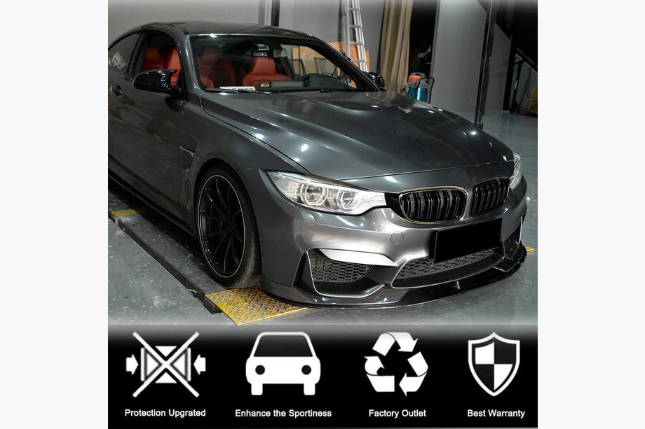 BMW 3 Series F30/F31 2012-2019 Frontlippe V2 für F80 Carbon Foto 2