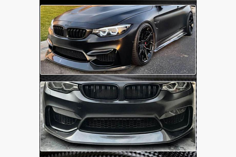 BMW 3 Series F30/F31 2012-2019 Frontspoiler Lippe V7 für F80 Carbon Foto 4