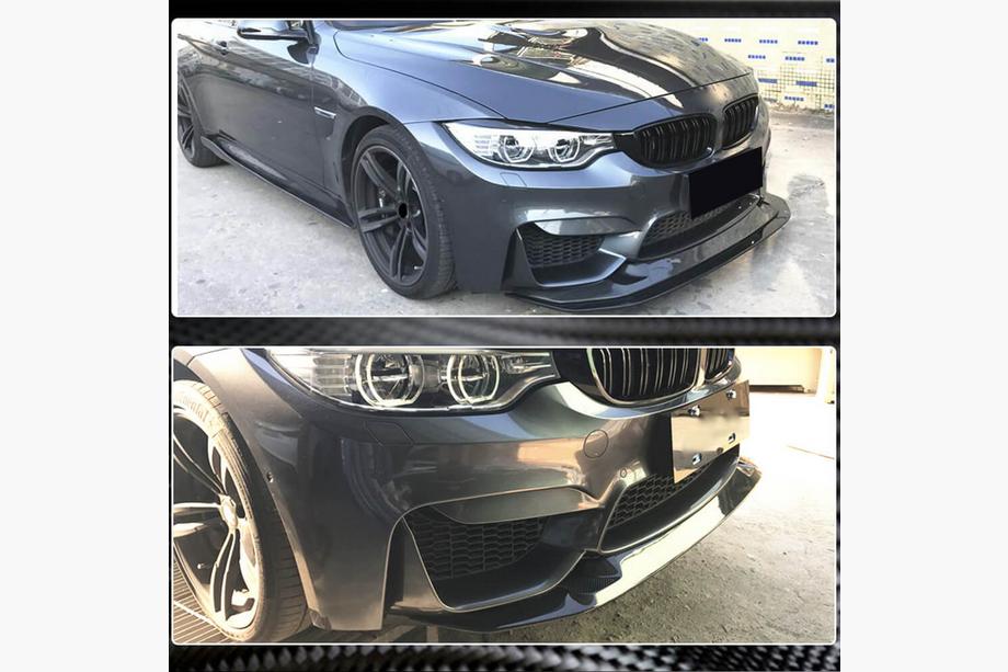 BMW 4 Series F32/F33/F36 2012-2020 Frontlippe V1 für F82/F83, Carbon Foto 3