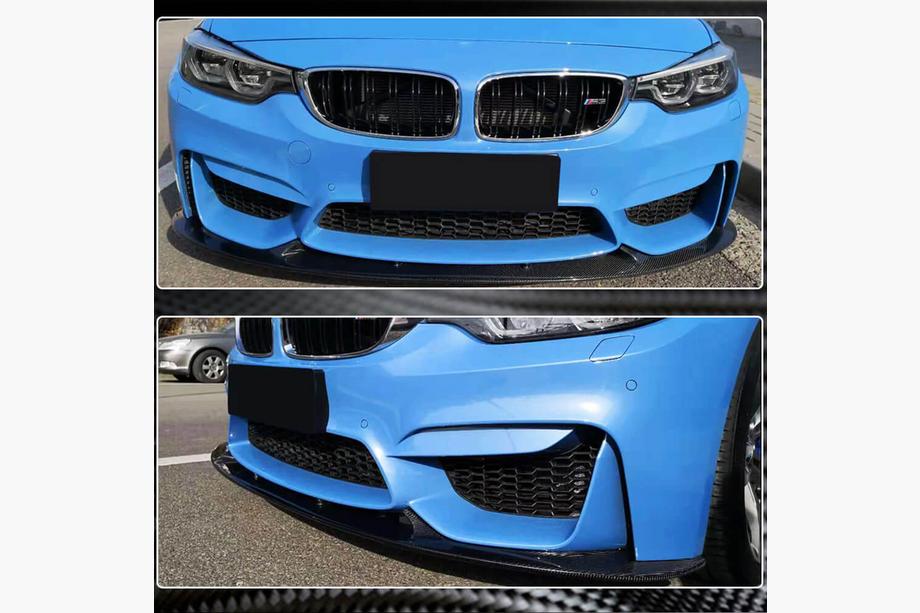 BMW 4 Series F32/F33/F36 2012-2020 Frontlippe V4 für F82/F83, Carbon Foto 5