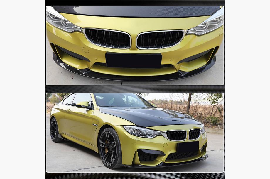BMW 4 Series F32/F33/F36 2012-2020 Frontlippe V4 für F82/F83, Carbon Foto 6