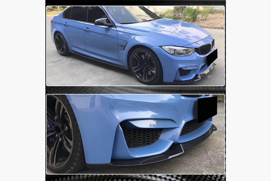 BMW 4 Series F32/F33/F36 2012-2020 Frontspoiler Lippe V8 für F82/F83, Carbon Foto 4