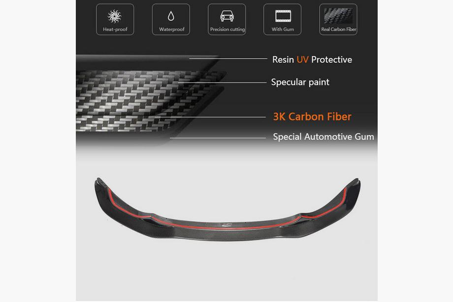 BMW 4 Series F32/F33/F36 2012-2020 Frontstoßstange Lippe V9 (für F82/F83, Carbon) Foto 5