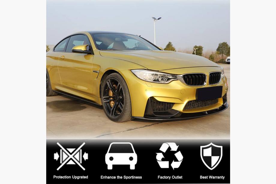 BMW 3 Series F30/F31 2012-2019 Frontstoßstange Lippe V13 (für F80, Carbon) Foto 2
