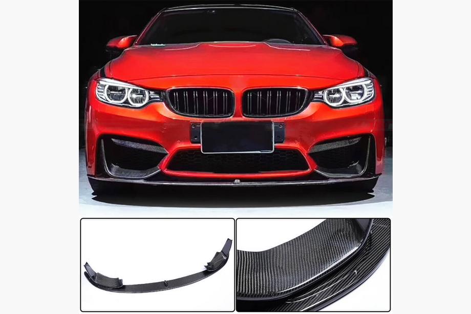 BMW 3 Series F30/F31 2012-2019 Frontstoßstangenlippe FRP V16 (für F80) Image