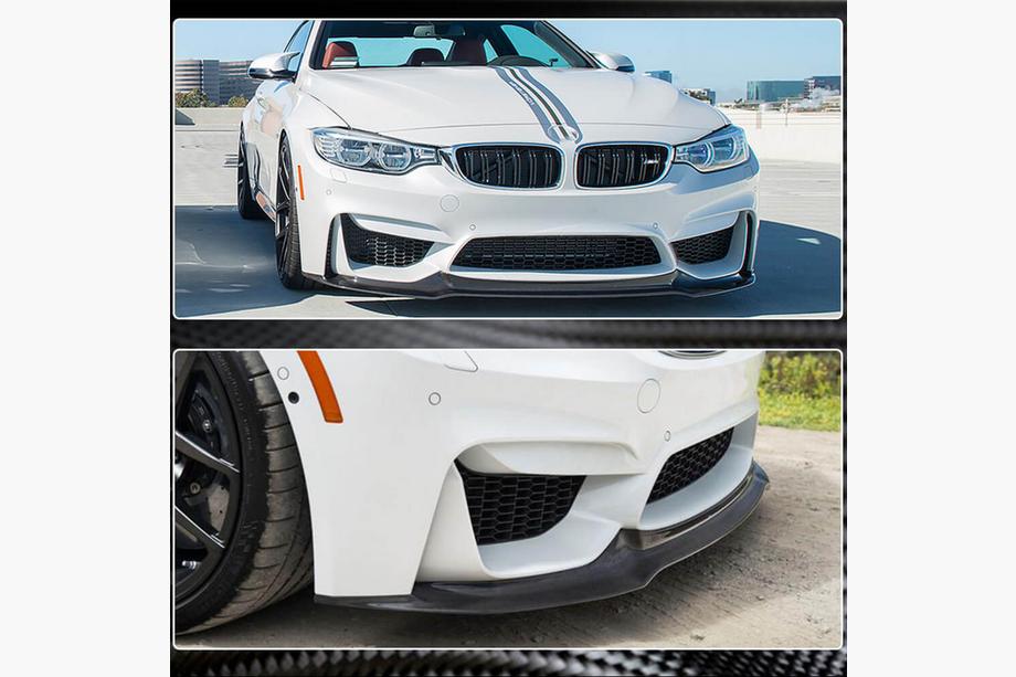 BMW 4 Series F32/F33/F36 2012-2020 Frontlippe V11 für F82/F83, Carbon Foto 5
