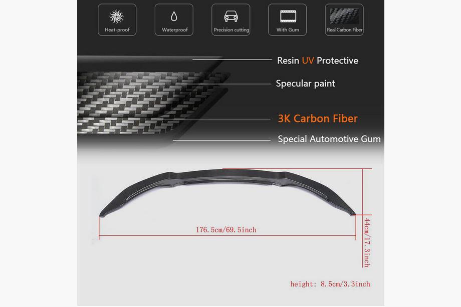 BMW 4 Series F32/F33/F36 2012-2020 Frontlippe V11 für F82/F83, Carbon Foto 7