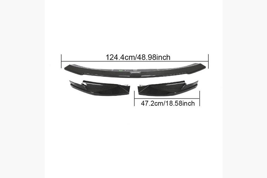 BMW 3 Series G20/G21 2018- Frontspoiler Lippe V10 (für G80, Carbon) Foto 4