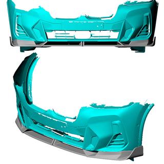 Frontstoßstange Lip Spoiler (für M-Sport 2022-2024, Carbon) Foto 2