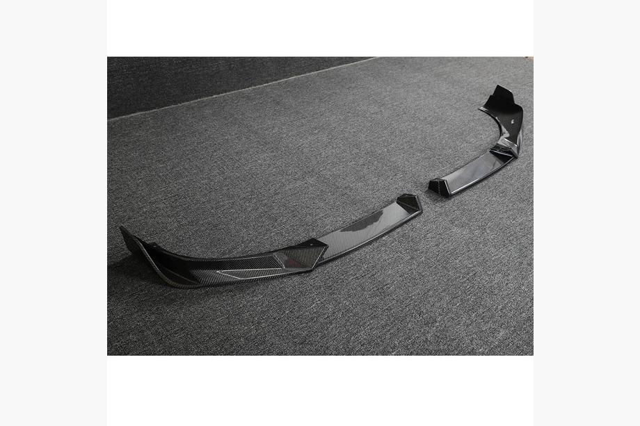 BMW X3 G01 2018- Frontstoßstange Lip Spoiler (für M-Sport 2022-2024, Carbon) Foto 3