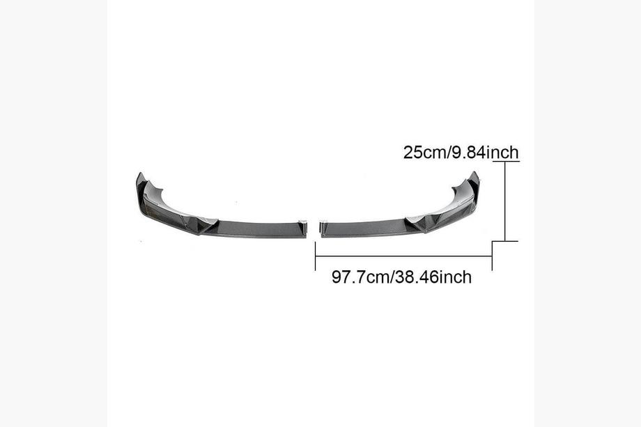 BMW X3 G01 2018- Frontstoßstange Lip Spoiler (für M-Sport 2022-2024, Carbon) Foto 5