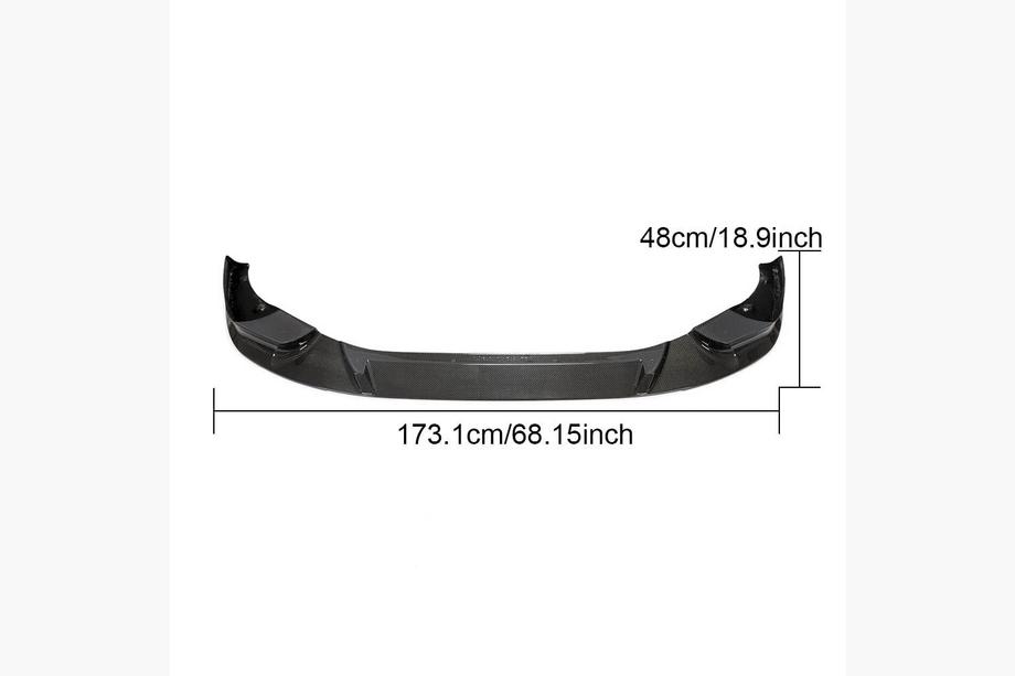 BMW X3 G01 2018- Frontstoßstange Lippe V2 Aufsatz (für F97 2018-2021, Carbon) Foto 11