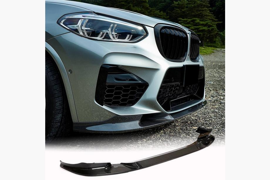 BMW X4 G02 2018- Frontlippe V2 für F98 2018-2021, Carbon Foto 2