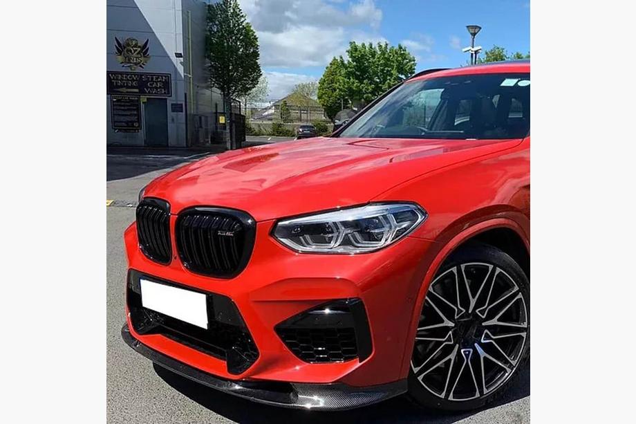 BMW X4 G02 2018- Frontlippe V2 für F98 2018-2021, Carbon Foto 3