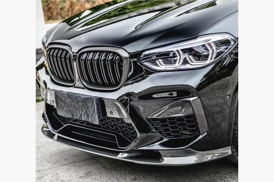 BMW X4 G02 2018- Frontlippe V2 für F98 2018-2021, Carbon Foto 6