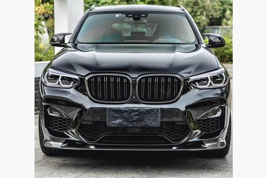 BMW X4 G02 2018- Frontlippe V2 für F98 2018-2021, Carbon Foto 7