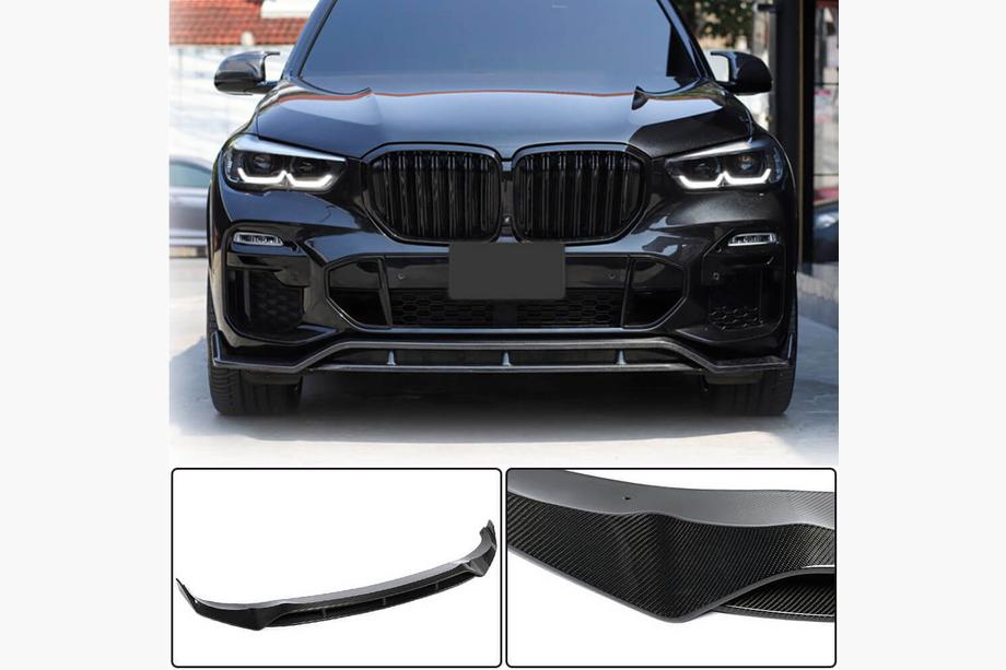 BMW X5 G05 2019–2026 Frontstoßstangenlippe Carbon V2 (2019-2022 M-Sport) Foto 1