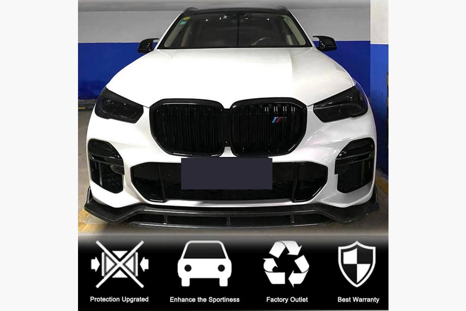 BMW X5 G05 2019–2026 Frontstoßstangenlippe Carbon V2 (2019-2022 M-Sport) Foto 3