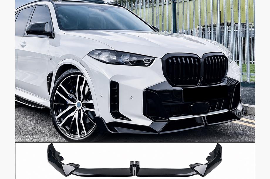 BMW X5 G05 2019–2026 Frontlip-Spoiler Paradigm V-5 (für M-Sport 2023–, Schwarz Hochglanz) Foto 1