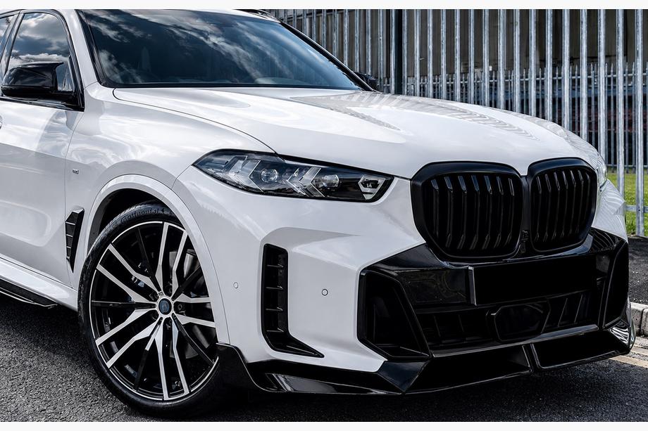BMW X5 G05 2019–2026 Frontlip-Spoiler Paradigm V-5 (für M-Sport 2023–, Schwarz Hochglanz) Foto 3