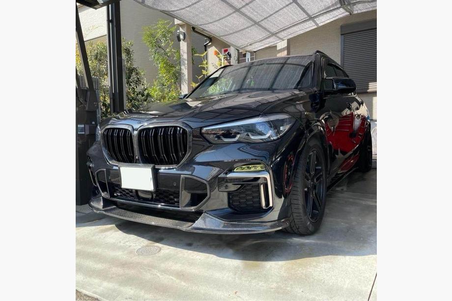BMW X5 G05 2019–2026 Front Lip Spoiler Paradigm V-4 (2018-2022, Echtcarbon) Foto 3
