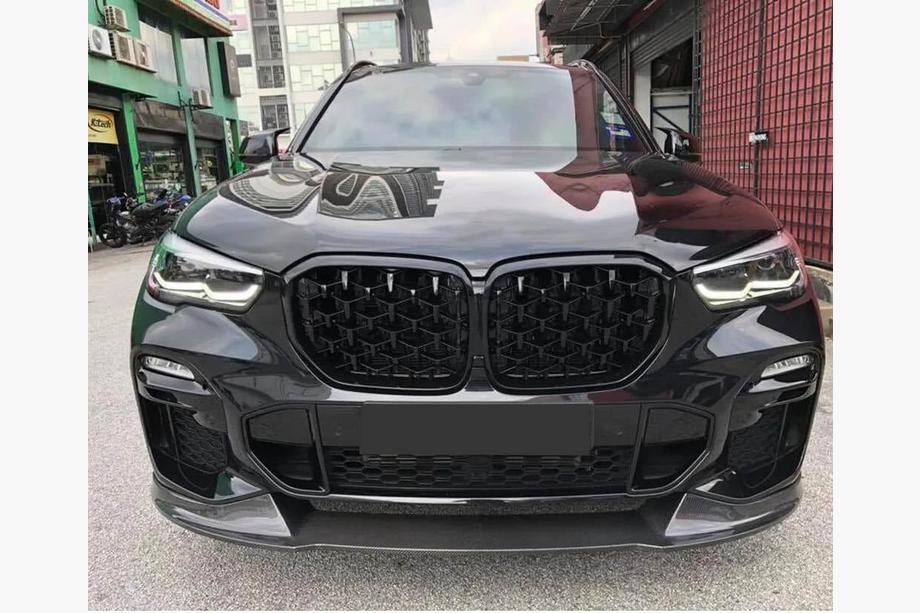 BMW X5 G05 2019–2026 Front Lip Spoiler Paradigm V-4 (2018-2022, Echtcarbon) Foto 6